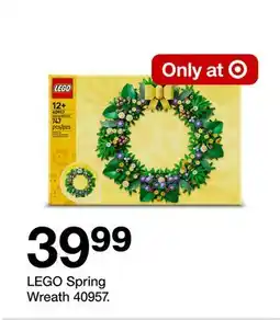 Target LEGO Spring Wreath offer