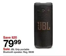 Target JBL Grip portable Bluetooth speaker offer