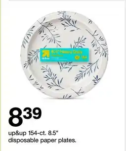 Target up&up 154-ct. 8.5 disposable paper plates offer