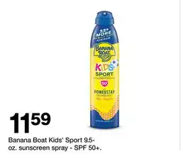 Target Banana Boat Kids' Sport 9.5- oz. sunscreen spray - SPF 50+ offer