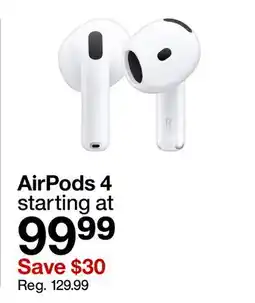 Target Apple AirPods 4 offer