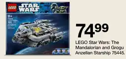 Target LEGO Star Wars: The Mandalorian and Grogu Anzellan Starship offer