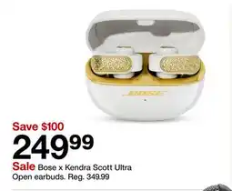 Target Bose x Kendra Scott Ultra Open earbuds offer