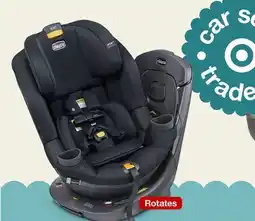 Target Chicco Fit360 ClearTex rotating convertible car seat offer