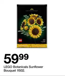 Target LEGO Botanicals Sunflower Bouquet offer