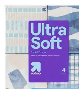 Target up&up ultra soft 4-pk. 260-ct. facial tissues offer