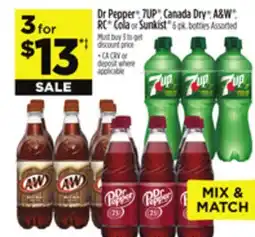Dollar General Dr Pepper , 7UP , Canada Dry , A&W , RC Cola or Sunkist offer
