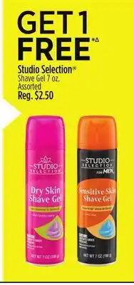 Dollar General Studio Selection Shave Gel offer