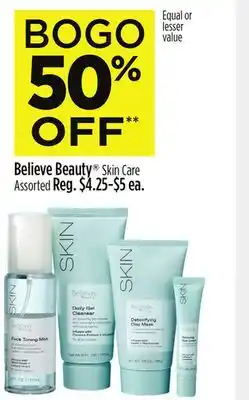 Dollar General Believe Beauty Skin Care offer