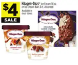 Dollar General Häagen-Dazs Ice Cream 14 oz. or Ice Cream Bars 3 ct offer