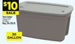 Dollar General True Living Storage Tote offer