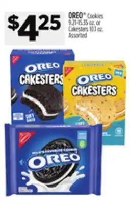 Dollar General OREO Cookies 9.21-15.35 oz. or Cakesters 10.1 oz offer