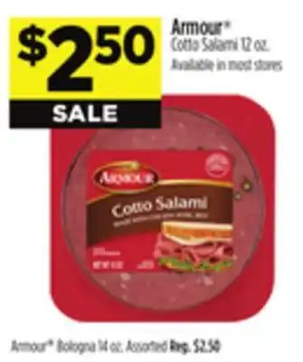 Dollar General Armour Cotto Salami offer