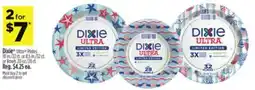 Dollar General Dixie Ultra Plates 10 in./22 ct. or 8.5 in./32 ct. or Bowls 20 oz./28 ct offer