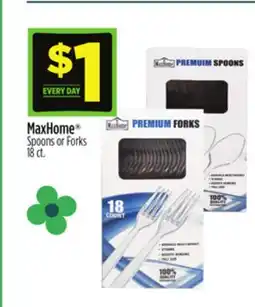 Dollar General MaxHome Spoons or Forks offer