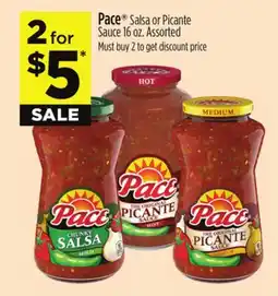 Dollar General Pace Salsa or Picante Sauce offer