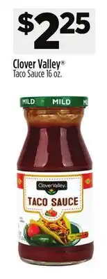 Dollar General Clover Valley Taco Sauce offer
