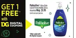 Dollar General Palmolive Ultra Dish Liquid Pump Bottle offer