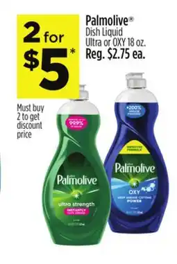 Dollar General Palmolive Dish Liquid Ultra or OXY offer