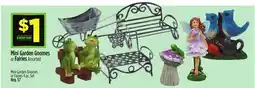 Dollar General Mini Garden Gnomes or Fairies offer
