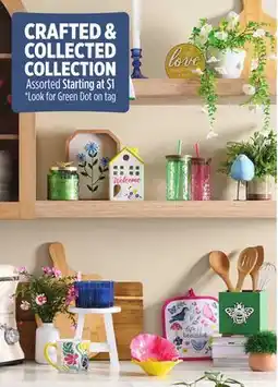 Dollar General CRAFTED & COLLECTED COLLECTION offer