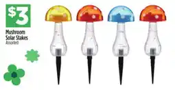 Dollar General Mushroom Solar Stakes offer