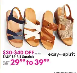 Boscov's EASY SPIRIT Sandals offer
