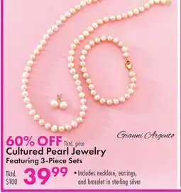 Boscov's Cultured Pearl Jewelry offer