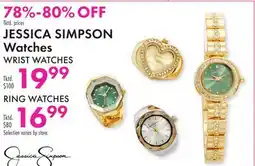 Boscov's JESSICA SIMPSON Watches offer