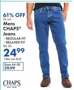 Boscov's Mens CHAPS Jeans offer