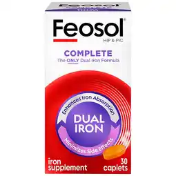 Walgreens Complete Iron Supplement Caplets, Iron for High Absorption offer