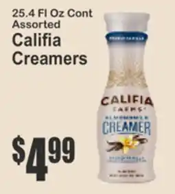 Key Food 25.4 FL Oz Cont Assorted Califia Creamers offer