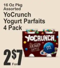 Key Food 16 Oz Pkg Assorted YoCrunch Yogurt Parfaits offer