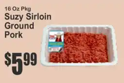 Key Food 16 Oz Pkg Suzy Sirloin Ground Pork offer