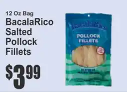 Key Food 12 Oz Bag BacalaRico Salted Pollock Fillets offer