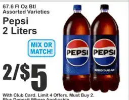 Key Food Pepsi 2 Liters offer