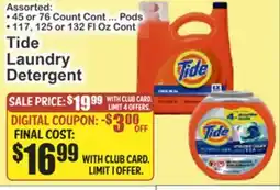 Key Food Tide Laundry Detergent offer