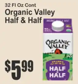 Key Food Organic Valley Half & Half offer