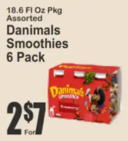 Key Food Danimals Smoothies offer
