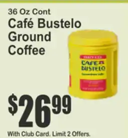Key Food Café Bustelo Ground Coffee offer
