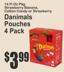 Key Food Danimals Pouches offer