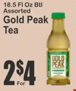 Key Food 18.5 FL Oz Btl Assorted Gold Peak Tea offer