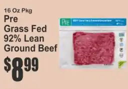 Key Food Pre Grass Fed 92% Lean Ground Beef offer