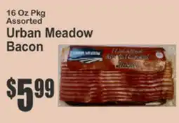 Key Food 16 Oz Pkg Assorted Urban Meadow Bacon offer