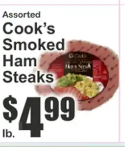 Key Food Assorted Cook's Smoked Ham Steaks offer