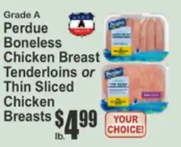 Key Food Perdue Boneless Chicken Breast Tenderloins or Thin Sliced Chicken Breasts offer