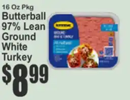 Key Food Butterball 97% Lean Ground White Turkey offer