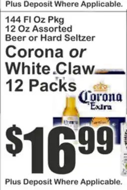 Key Food Corona or White Claw offer