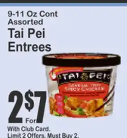Key Food 9-11 Oz Cont Assorted Tai Pei Entrees offer
