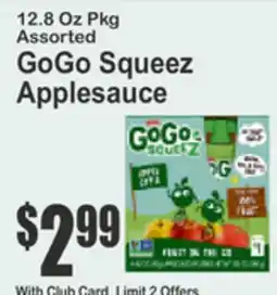 Key Food GoGo Squeez Applesauce offer